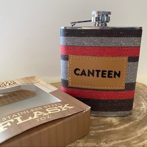 Man Gear 7oz. Stainless Steel “Canteen” Flask  🥃